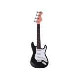JOKO Detská Elektrická Gitara 44cm s kovovými strunami a zvukmi na batérie, čierna