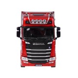 HUINA RC Kamión Scania 770 S V8 1501 na diaľkové ovládanie s Originálnou Licenciou, so svetlom a zvukom, červený