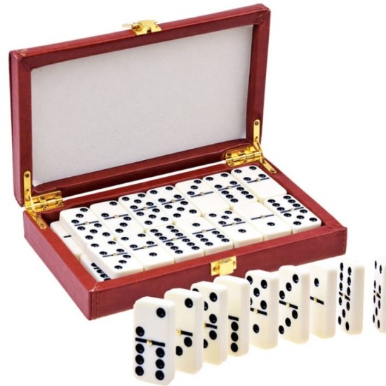 JOKO Spoločenská hra Domino v Koženom púzdre