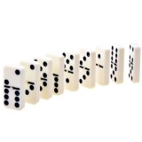 JOKO Spoločenská hra Domino v Koženom púzdre