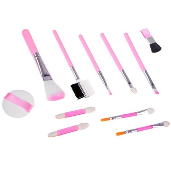 JOKO Detská Kozmetický Kufrík Make up, laky na nechty, bižutéria, ružový kufrík