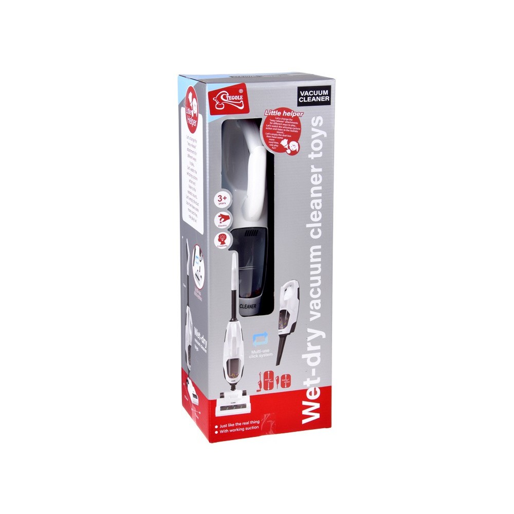 JOKO Detský Interaktívny Ručný Vysávač na batérie 2v1 s guličkami, biely
