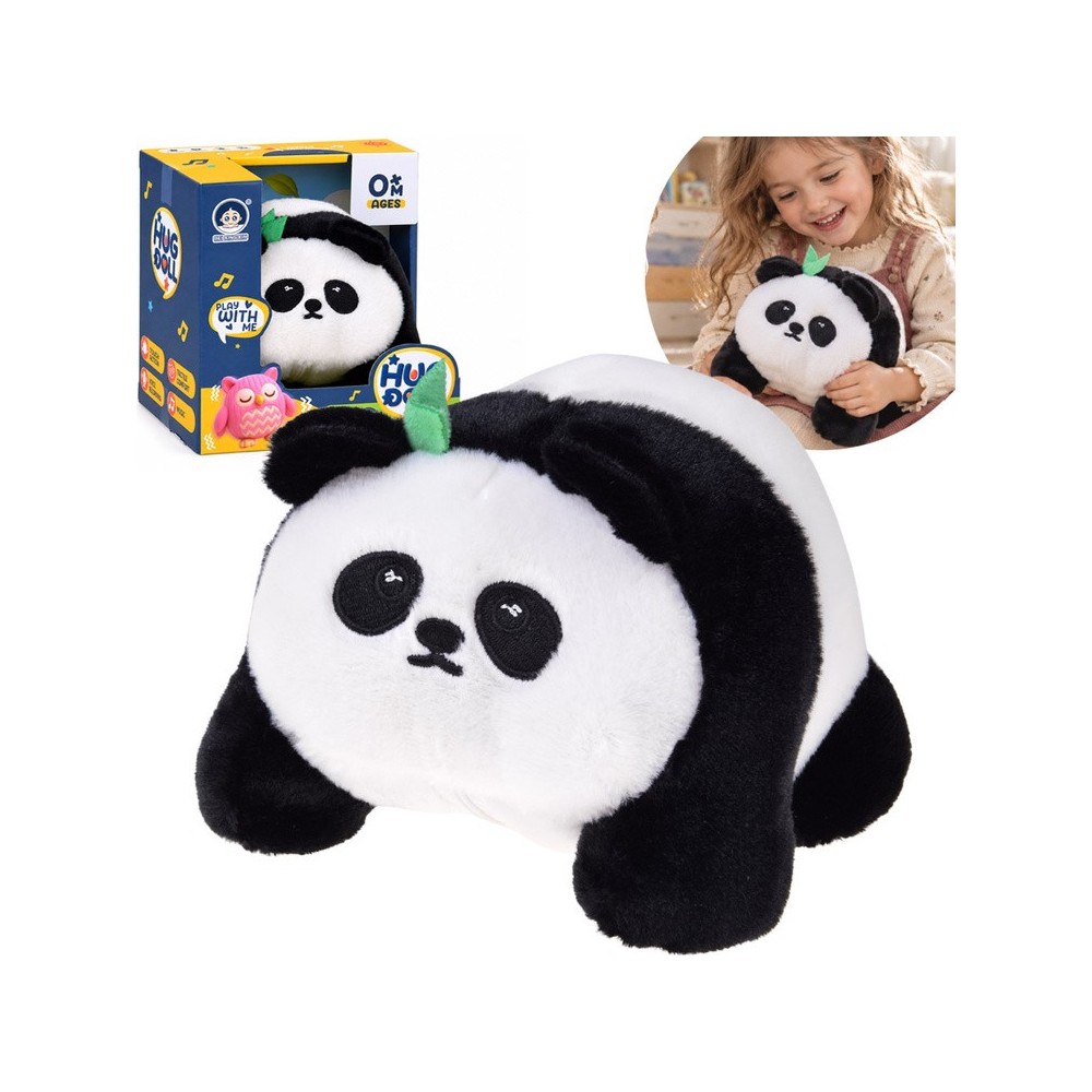 JOKO Interaktívna Panda na batérie - 30 melódíí, Nahráva Hlas, vibruje a skáče