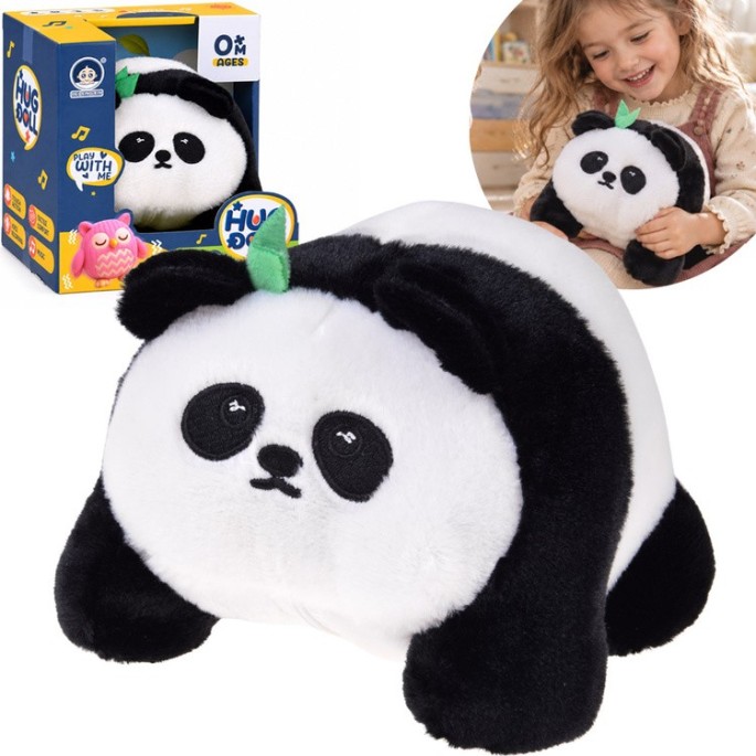 JOKO Interaktívna Panda na batérie - 30 melódíí, Nahráva Hlas, vibruje a skáče