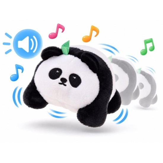 JOKO Interaktívna Panda na batérie - 30 melódíí, Nahráva Hlas, vibruje a skáče