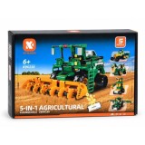 JOKO Technická Stavebnica  5v1 Poľnohospodáraske stroje, RC Kombajn, Tratkor s postrekovačom, na diaľkové ovládanie