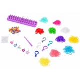 JOKO Sada Gumičky Loom Band na výrobu náramkov, náhrdelníkov 1800+ púzdro + korálky + prívesky
