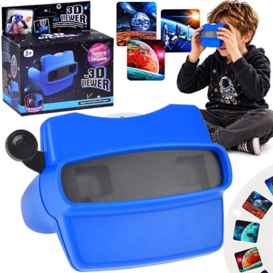 JOKO 3D Okuliare Vesmír Stereoskop, modrý