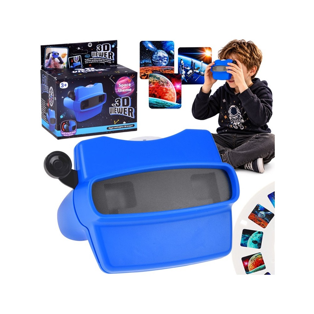 JOKO 3D Okuliare Vesmír Stereoskop, modrý