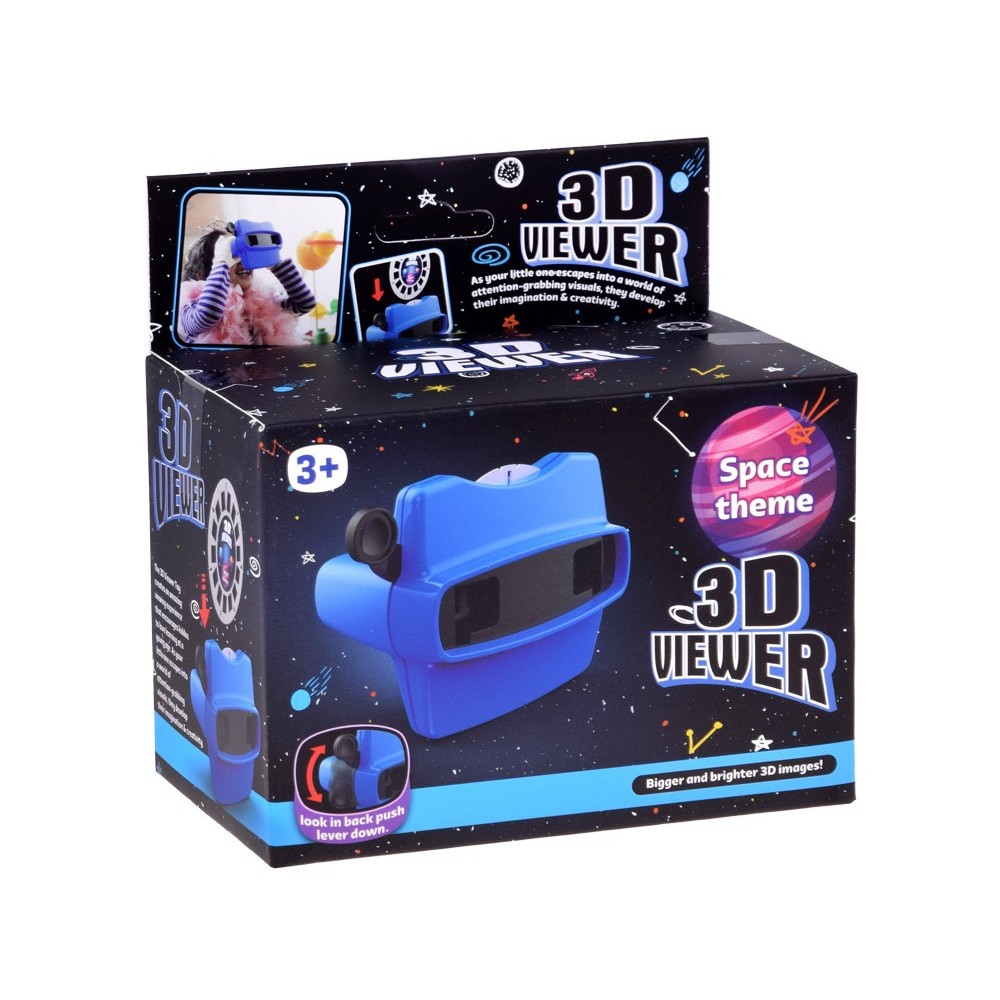 JOKO 3D Okuliare Vesmír Stereoskop, modrý
