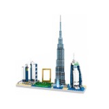 JOKO Technická stavebnica Stavebnica Dubajské mrakodrapy, slávne budovy sveta, viac ako 3000 ks, Burj Khalifa Tower