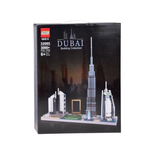 JOKO Technická stavebnica Stavebnica Dubajské mrakodrapy, slávne budovy sveta, viac ako 3000 ks, Burj Khalifa Tower
