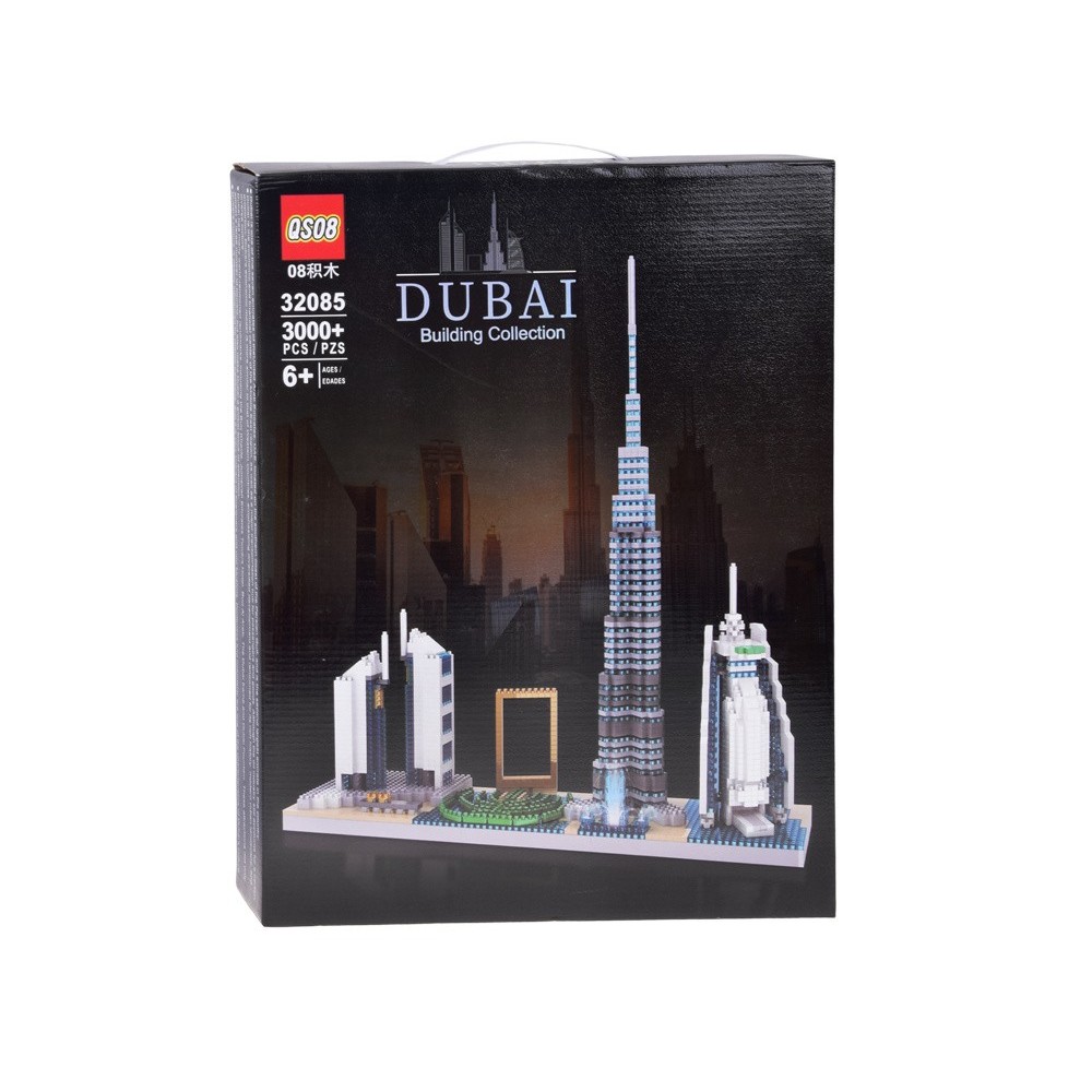 JOKO Technická stavebnica Stavebnica Dubajské mrakodrapy, slávne budovy sveta, viac ako 3000 ks, Burj Khalifa Tower