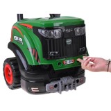 JOKO MOTOR Traktora Autodielňa Automechanika s volantom, Efekt DYMU z výfuku, so svetlom a zvukom, zelený