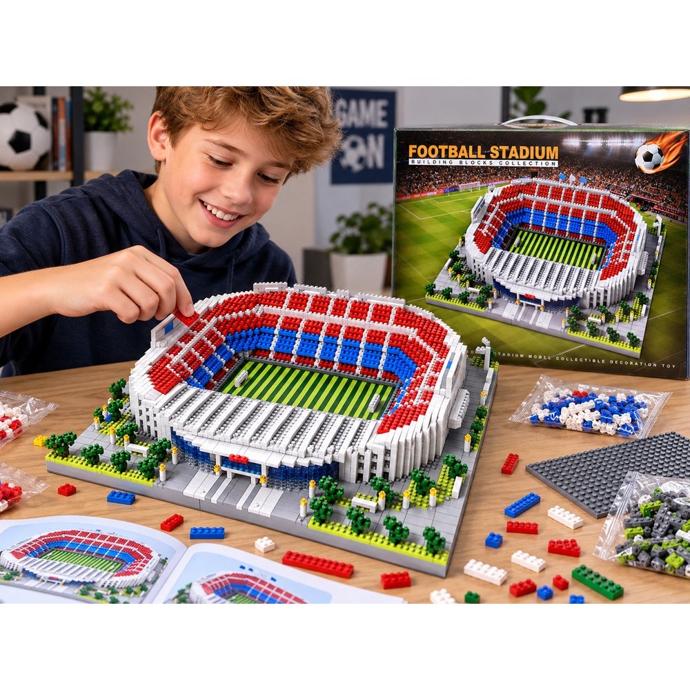 JOKO Technická Stavebnica Futbalový štadión 2748ks