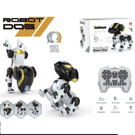 JOKO RC Robot Pes Bunny na diaľkové ovládanie, biely