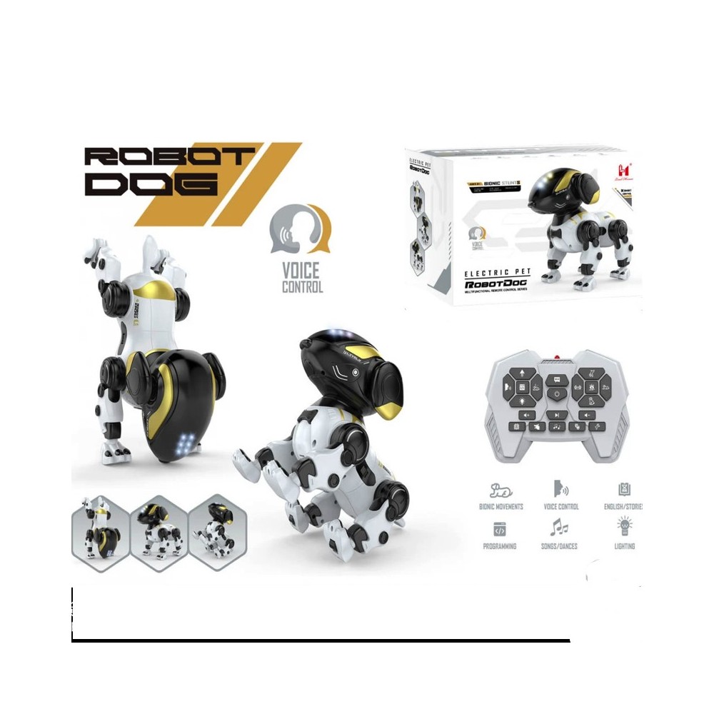 JOKO RC Robot Pes Bunny na diaľkové ovládanie, biely