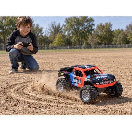 JOKO RC Auto Obojživelník 4x4, jazdí aj po vode na diaľkové ovládanie, červené