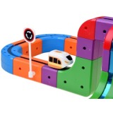 JOKO Magnetická Vlaková súprava, dráha 114ks, USB nabíjačka