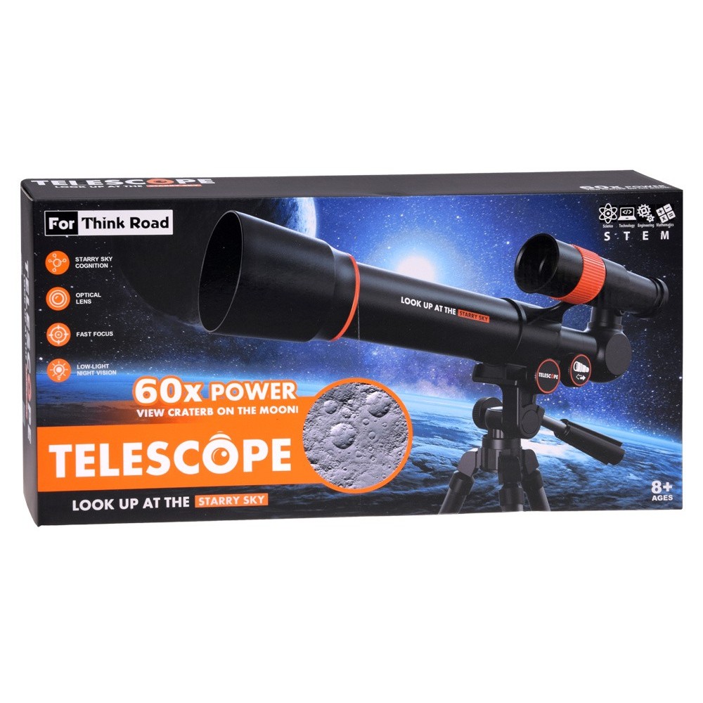 Astronomical telescope for children + metal tripod 18x 60x LUNETA ZA6300