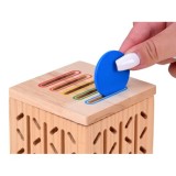 JOKO Drevená Hra Veža, loptičky, paličky, červíky