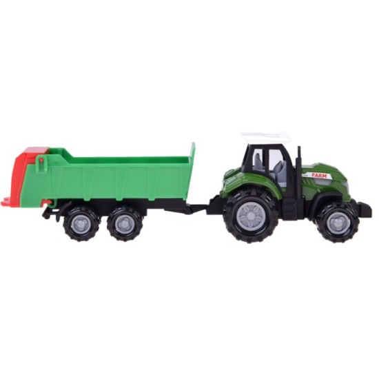 JOKO Sada Traktor, Kombajn, vlečky, prívesy, drevo 12ks