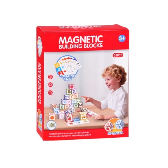 JOKO Vzdelávacia Sada Magnetické Kocky 35ks