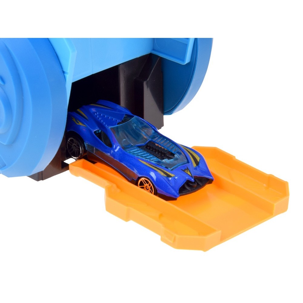 JOKO Rozkladacie auto 2v1 Dinosaurus – garáž v tvare dinosaura, ktorá „požiera“ autíčka + dopravné značky a autíčka