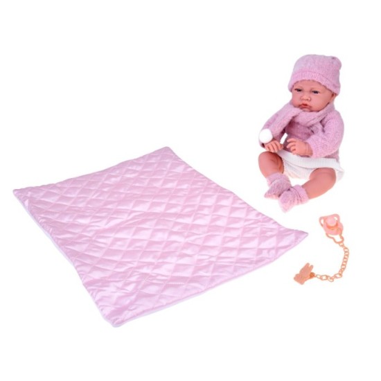 JOKO Interaktívna bábika so zvukom 45cm, ružová