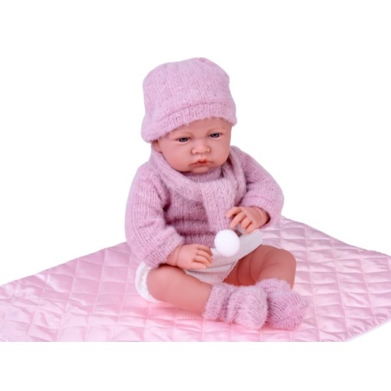 JOKO Interaktívna bábika so zvukom 45cm, ružová