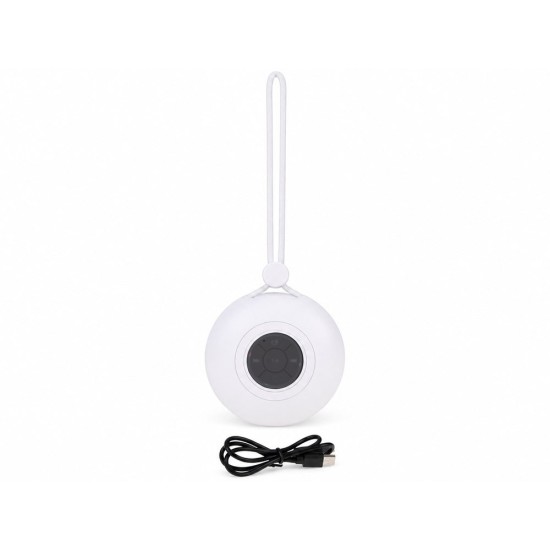 JOKO Prenosný Reproduktor Bluetooth s RGB Led svetlom, Handsfree, USB nabíjačka, biely