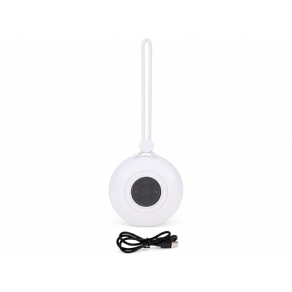 JOKO Prenosný Reproduktor Bluetooth s RGB Led svetlom, Handsfree, USB nabíjačka, biely