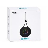 JOKO Prenosný Reproduktor Bluetooth s RGB Led svetlom, Handsfree, USB nabíjačka, biely