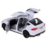 JOKO RC Auto Tesla X s Dymom, Led svetlo, na diaľkové ovládanie, otváracie dvere, biele