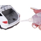 JOKO RC Auto Tesla X s Dymom, Led svetlo, na diaľkové ovládanie, otváracie dvere, biele