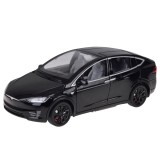 JOKO RC Auto Tesla X s Dymom, Led svetlo, na diaľkové ovládanie, otváracie dvere, čierne