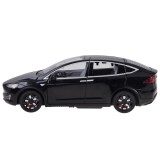 JOKO RC Auto Tesla X s Dymom, Led svetlo, na diaľkové ovládanie, otváracie dvere, čierne
