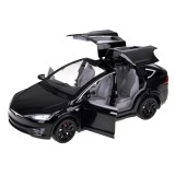 JOKO RC Auto Tesla X s Dymom, Led svetlo, na diaľkové ovládanie, otváracie dvere, čierne