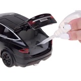 JOKO RC Auto Tesla X s Dymom, Led svetlo, na diaľkové ovládanie, otváracie dvere, čierne