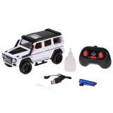JOKO RC Kovové Auto Mercedes Brabus G800 G Class s Dymom na diaľkové ovládanie, Led svetlo, otváracie dvere, biele