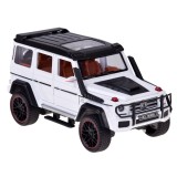JOKO RC Kovové Auto Mercedes Brabus G800 G Class s Dymom na diaľkové ovládanie, Led svetlo, otváracie dvere, biele
