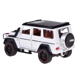 JOKO RC Kovové Auto Mercedes Brabus G800 G Class s Dymom na diaľkové ovládanie, Led svetlo, otváracie dvere, biele