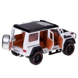 JOKO RC Kovové Auto Mercedes Brabus G800 G Class s Dymom na diaľkové ovládanie, Led svetlo, otváracie dvere, biele
