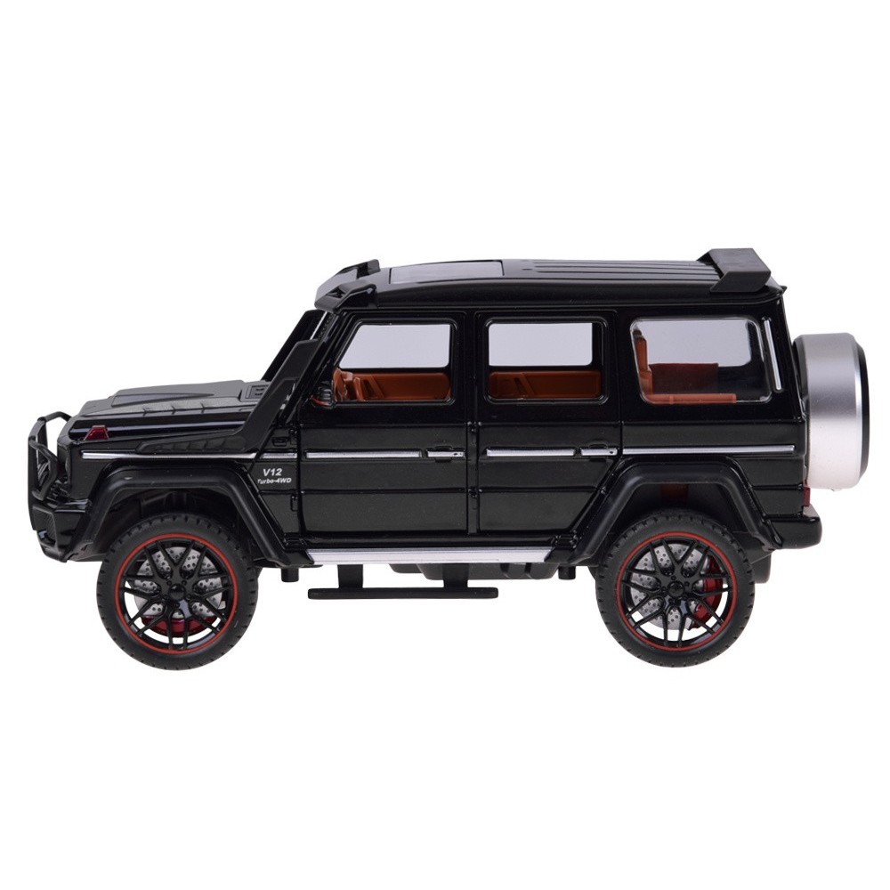 JOKO RC Kovové Auto Mercedes Brabus G800 G Class s Dymom na diaľkové ovládanie, Led svetlo, otváracie dvere, čierne
