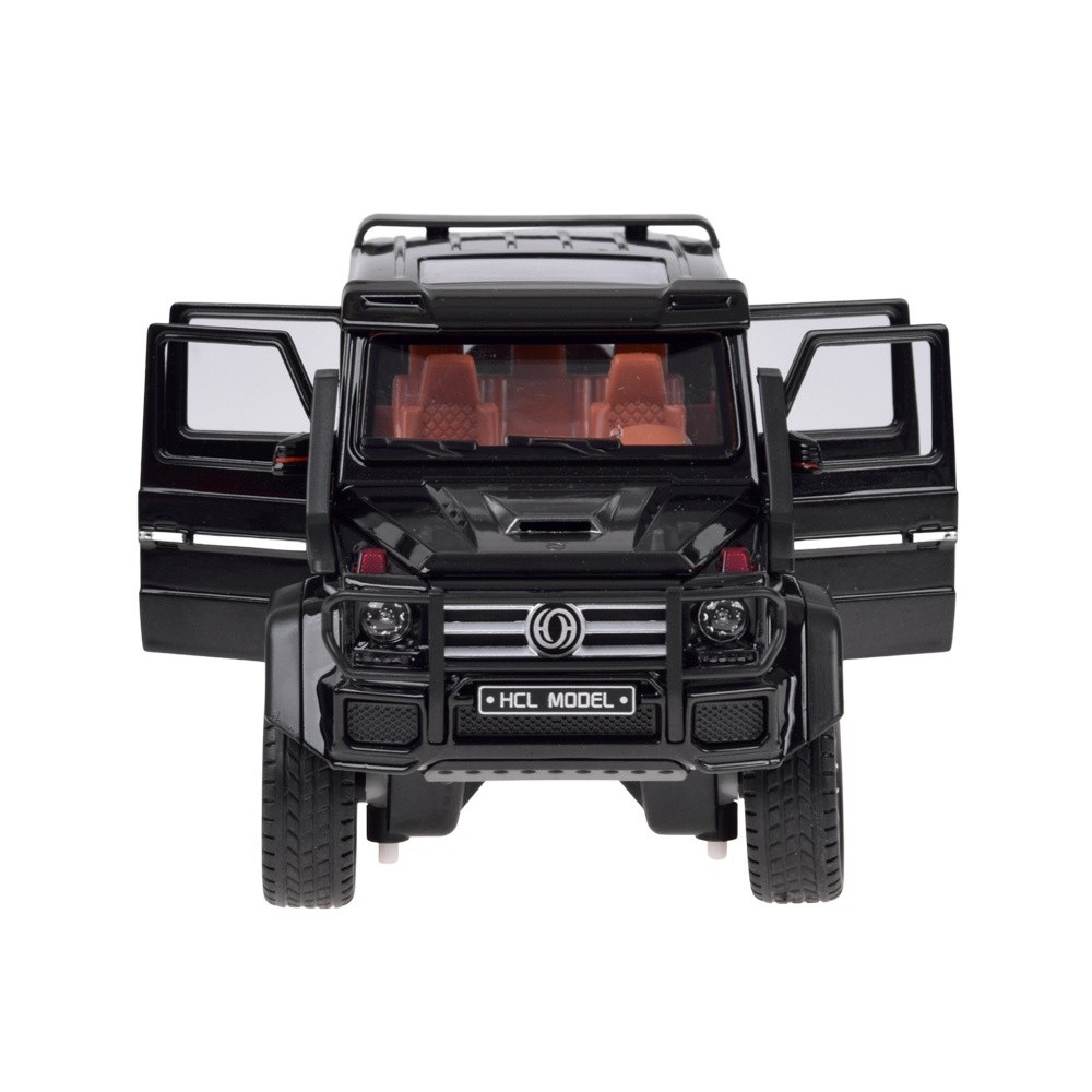 JOKO RC Kovové Auto Mercedes Brabus G800 G Class s Dymom na diaľkové ovládanie, Led svetlo, otváracie dvere, čierne