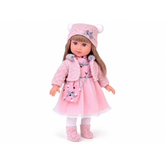 JOKO Bábika v elegantných šatách 43cm, ružová