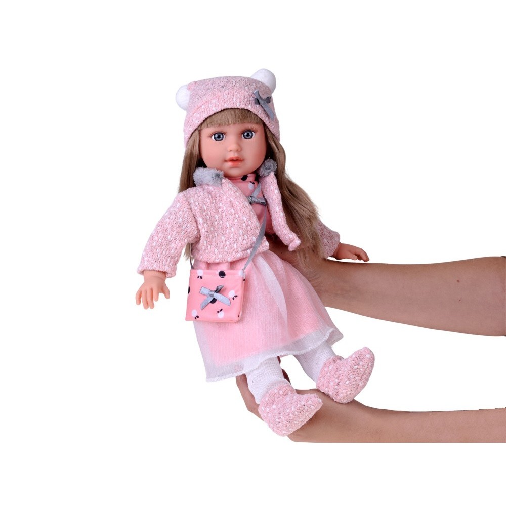 JOKO Bábika v elegantných šatách 43cm, ružová