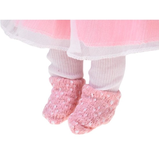JOKO Bábika v elegantných šatách 43cm, ružová