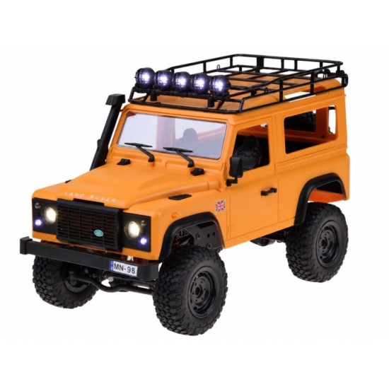 JOKO RC Auto LAND ROVER Defender 90 4x4, na diaľkové ovládanie, oranžové