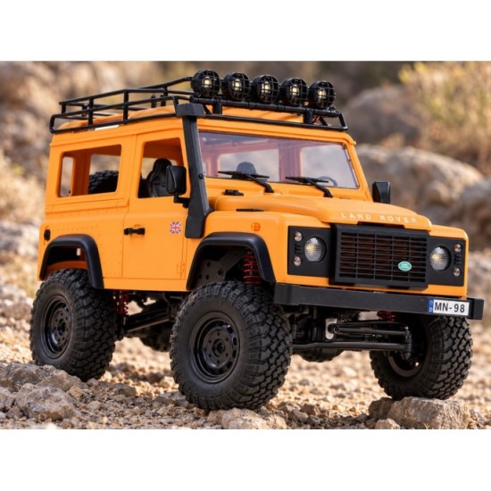 JOKO RC Auto LAND ROVER Defender 90 4x4, na diaľkové ovládanie, oranžové